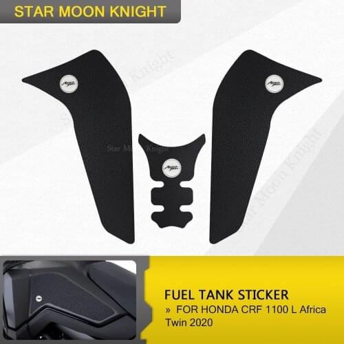 Motorcycle Accessories Non-slip Side Fuel Tank Pads Stickers Waterproof Pad Sticker For HONDA CRF1100L CRF 1100 L Africa Twin