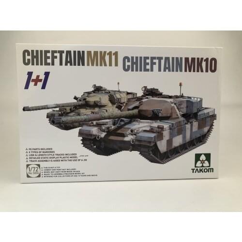 TAKOM 1/72 5006 CHIEFTAIN MK11+CHIEFTAIN MK 10 MODEL KIT