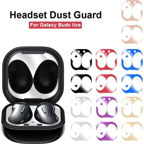 Earphone Sticker For Galaxy Buds Live Headset Guard Decals Cover Dust-proof Protective Sticker For Galaxy Buds Live Accessories