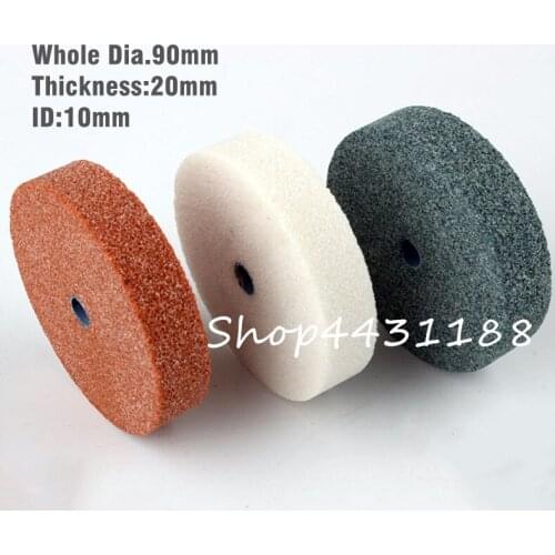 4inch 90x20x10mm Emery Sanding Wheel for Metal sanding Desktop machine polishing wheel harden and durable
