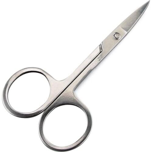 Stainless steel beauty scissors eyebrow tool