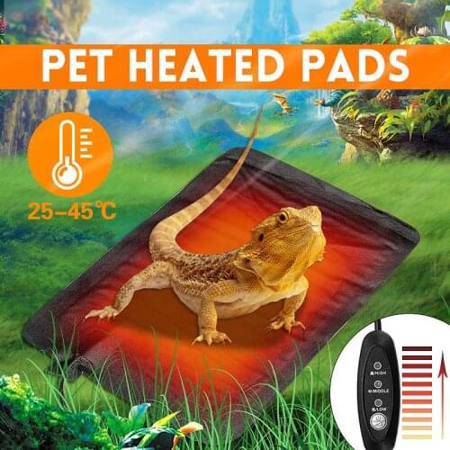 2020 NEW Electric USB Heated Warm Mats Heating Pad Chameleon Lizard Dog Pet Tortoise Thermal Pad Heating Mouse Pad 22x15cm