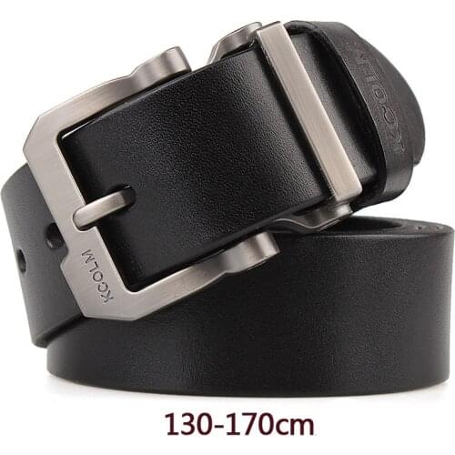 Punk cowboy High Quality Designer long dress Belt Men Genuine Leather Waist reversible Belt tactical vuitt luxury brand 130 150