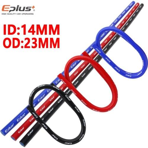 ID 14mm Cooling System Radiator Intercooler Silicone Hose Braided Tube High Quality Length 1 Meter Red/Blue/Black Free Shipping