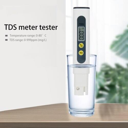 Temperature Backlight Sunlight Tester Handheld TDS Digital Water Tester Pen Water Quality Purity Check Analysis Meter