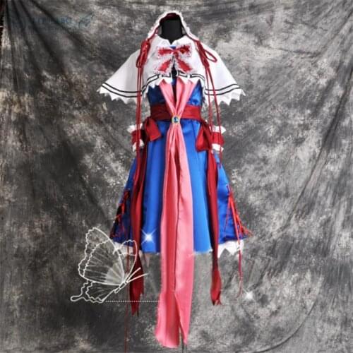 Touhou Project Alice Margatroid Dress Shawl Cosplay Costume , Perfect Custom For You