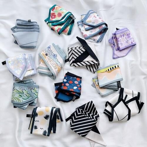 New hot Striped Long women Scarf Ribbon Hair Band Hair Band Scarf Tie Package Belt skinny scarf women