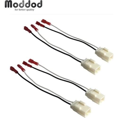 1 or 2 Pairs Cable Speaker Wire Harness for Chrysler Dodge Adapter Connector Plug