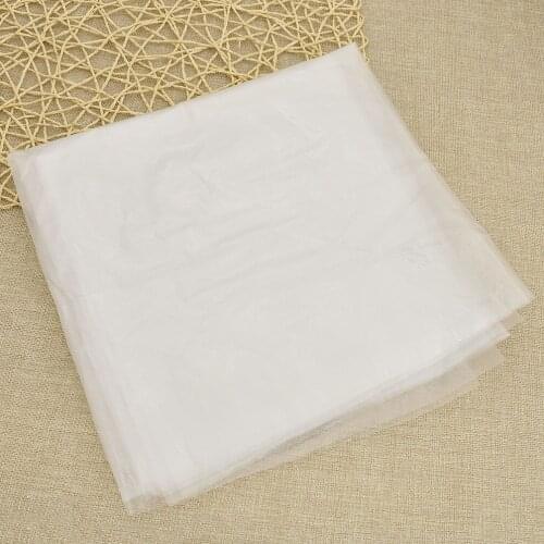 1m Water Soluble Film Embroidery PVA Fiber For DIY Home Decor Garment Bag Shoes Sewing Interlining Cloth Accessories