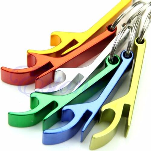 1 pc / 3 pcs / 5 pcs / 10pcs Chain Aluminum Beer BOTTLE and CAN OPENER small beverage ring Barware HQ for kitchen accessories