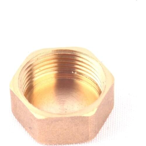 15pcs 3/4 Inch Female Thread Copper Hose Plug Garden Irrigation Copper End Cap Plumbing Fittings