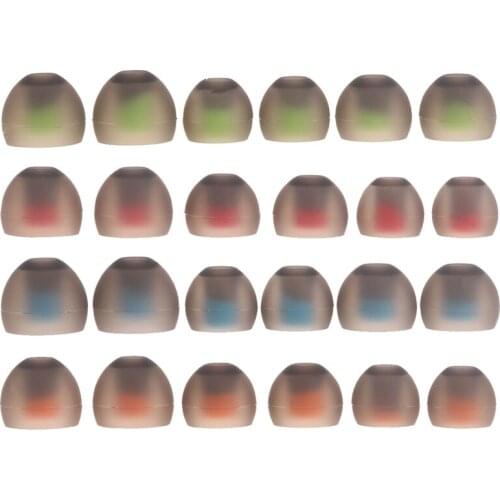 3 Pairs (S/M/L) Soft Silicone In Ear Tips Earbuds Headphones Silicone Eartips For KZ ED10 ED8m Universal Earbuds Ear Pads