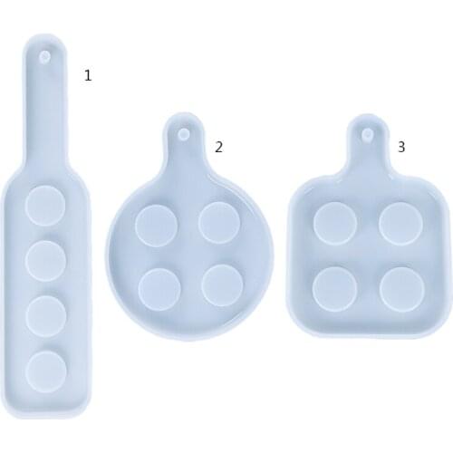 97QE Crystal Epoxy Resin Mold Wine Rack Tray Bracket Cup Holder Casting Silicone Mould DIY Crafts Making Tools