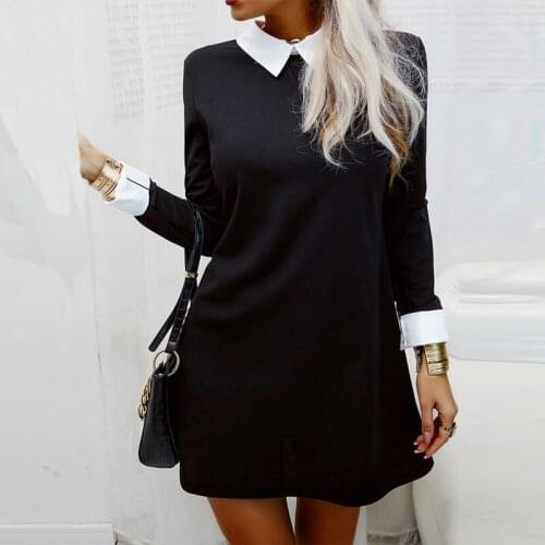 AUSO Fashionable Shirt Dresses