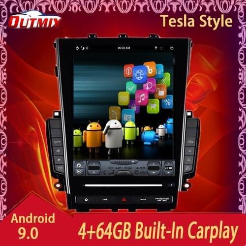 Tesla Style Android 9.0 screen Car Multimedia Player For Infiniti Q50 Q50L Q60 2015-2018 car GPS Navigation Audio Radio stereo