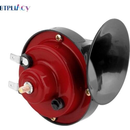 BTRLIACY Universal 12V 110dB Loud Car Air Horn Auto Truck Electric Vehicle Horn Waterproof Snail Shape Horn Whistle Horn