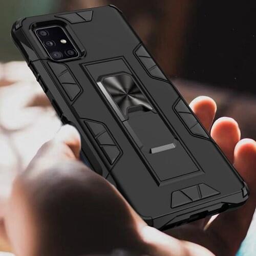 For Samsung A52 A51 A72 A32 A71 A50 A70 A12 A21S Case ShockProof Armor Stand Cover Samsung Note 10 20 S21 Ultra S20 Plus FE Case