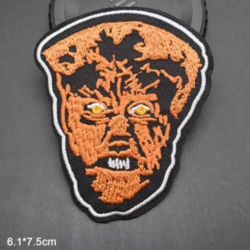 Skull Mummy Monster Iron on Embroidered Cloth Patch For Clothing Clothes Jeans Tshirt Hat Purse Clothes Wholesale