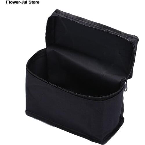 New Large Capacity Zipper Black Folding Art Markers Zipper Canvas Storage Pencil Bag Hold 36/48/60/80Pcs Markers Pen