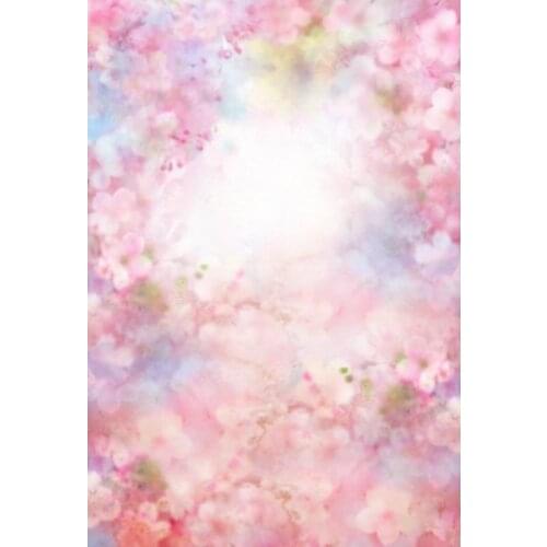 Bokeh Photography Backdrops Flowers Pastel Background for Photo Studio Wedding Photos Baby Shower Portrait Photoshoot Photophone