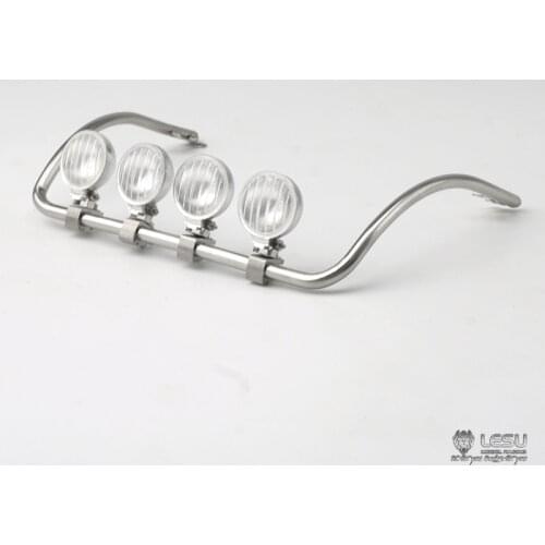 LESU Metal Roof Spotlight Toplight LED for 1/14 TAMIYA RC Actros Benz 1851 3363 Tractor Truck DIY Model