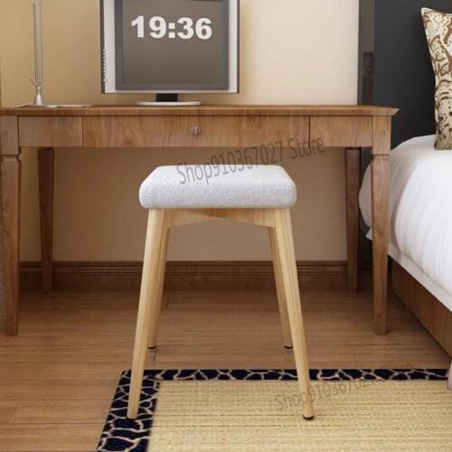 Dining Stool Simple Modern Fashion Living Room Creative Fabric Dining Stool Small Square Stool Iron Chair Economical