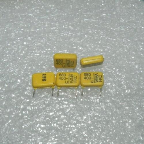 Original new 100% 400V680PF 2.5% FKC high precision tin foil audio coupling electrodeless capacitor (Inductor)