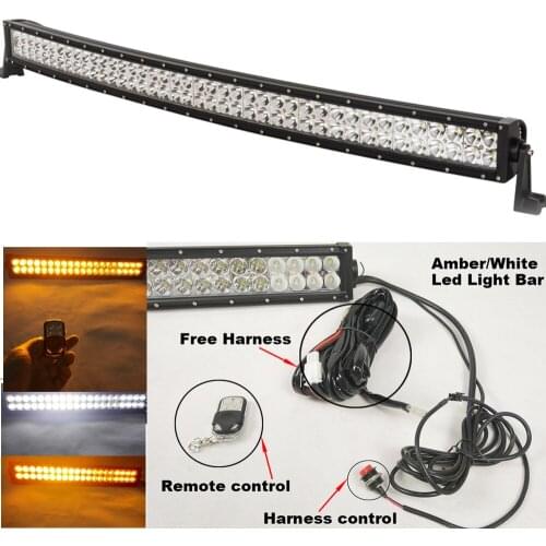 Stright/Curved Car 240W 42" led Off road light bar 24 modes for Offroad Truck ATV SUV Car pickup Boat by remote control