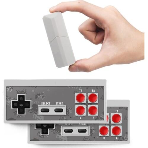 Retro Mini Video Game Console 8 Bit Game Wireless Controller Player Built in 600 Classic Games Family TV Video Console AV Output
