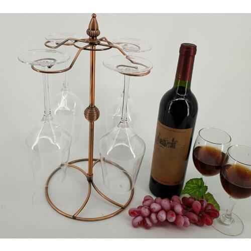 Wine Glass Rack European Retro Drain Rack Freestanding Quick Drainage Wrought Iron Wine Glass Cup Holder Countertop for Kitchen
