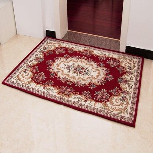 European Style Entrance Doormats Anti-skid Welcome Mat Waterproof Area Rugs for Front Door Hotel Printed Floor Rugs Home Decor