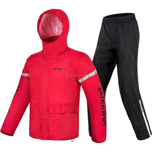Waterproof Motorcyclist Rain Suit Moto Raincoat Men Women Rain Coat Jacket Pants Motorcycle Fishing Motorbike Biker Rain Set