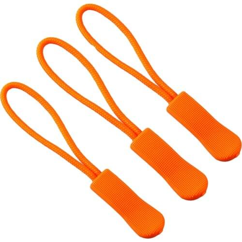 10pcs/pack Zipper Pulls Cord Rope Ends Lock Zip Clip Buckle 18 Color For Clothing Accessories/ Backpack/Clothing