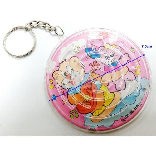 1 Key Ring chain w/ pinball Maze Game E861 Boy Favour School Gift Novelty Prize Birthday Party Favors Pinata Bag Filler Loot Bag