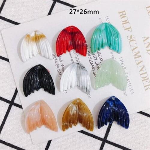 10pcs/lot new creative charms resin beads geometric connectors for diy fashion earrings hanging pendant jewelry accessories