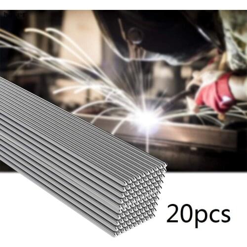 20pcs 1.6mm Magnesia Aluminum Cored Wire Low Temperature Aluminium Welding Rod Wire No Need Solder Powder
