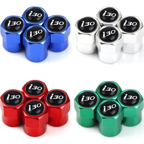 4pcs Car Wheel Tire Valve Tyre Caps cover For Hyundai I30 Car Accessories Styling