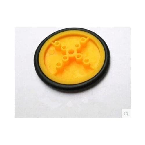 40PCS Combination of small wheels small wheels tire rubber and plastic pulley wheel handmade DIY model toys