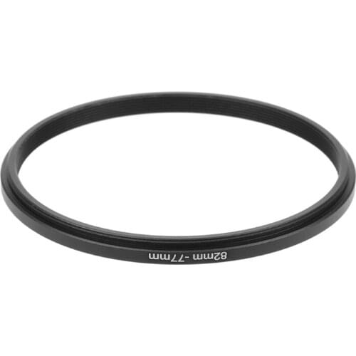 82mm to 77mm Metal Step Down Rings Lens Adapter Filter Camera Accessory