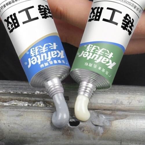 A+B Car Metal Repairing Adhesive Super Glue Iron Steel Auto Radiator Water Tank Special Leakage Plugging Welding Glue 65g 100g