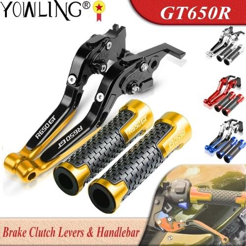 For HYOSUNG GT650R GT650 GT 650 R 650R 2006 2007 2008 2009 Motorcycle Accessories Adjustable Brake Clutch Levers Handle Bar Grip