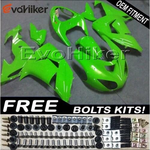 ABS Fairings for ZX10R 2006 2007 ZX 10R 06 07 Green bodywork kit motorcycle panels
