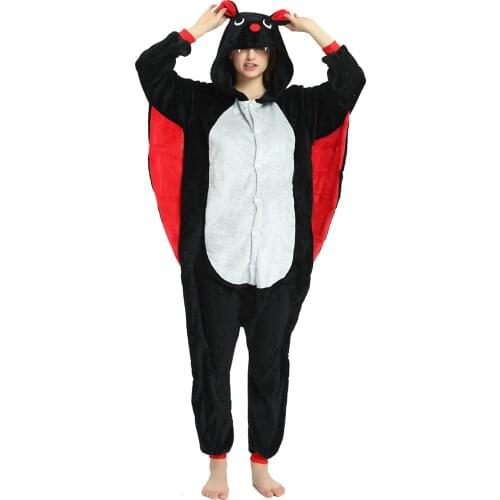 Unicorn Bat Onesies Adults Animal Stitch Onesie Women Men Couple Winter Pajamas Sleepwear Anime Totoro Cosplay Costumes