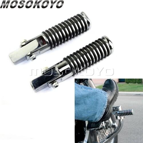 Round Footpeg Motorcycle Highway Footrest Foot Peg for Suzuki Honda VN GL Yamaha Universal