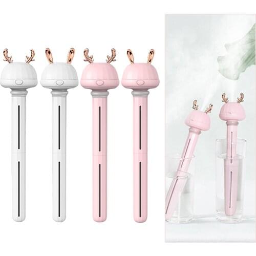 USB Portable Mini Air Humidifier Water Bottle Aroma Air Diffuser Mist Maker for Car Home Office Humidification Detachable