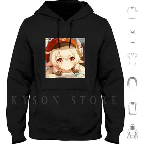 Klee * U * Hoodie long sleeve Klee Genshin Impact Fire Loli Anime Kawaii Game Genshin Impact My Hole