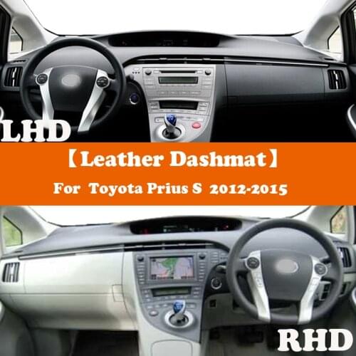 Suede Leather Dashmat Accessories Car-Styling Dashboard Covers Pad Sunshade For Toyota Prius S XW30 30 Series ZVW30 ZVW3 ZVW35