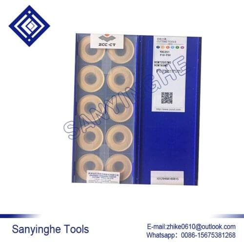 Free shipping high quality 10pcs/lots YBC251 RCMT2507MO cnc carbide turning inserts