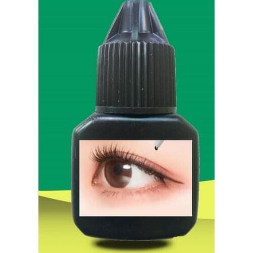 200pcs Black Eyelashes Extension Glue Long-lasting Nature Fast Drying Adhesive Strong Adhesion Lasts Lashes Makeup Tool