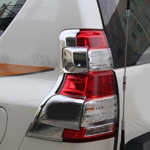 2014-2017 For toyota land cruiser prado 150 accessories chrome tailights trim for land cruiser Prado FJ150 FJ 150 Prado parts